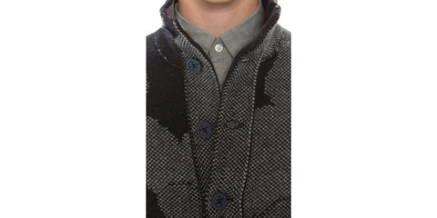 Camo Jacuard Coatigan