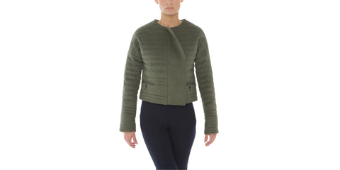 Cropped Quilted Coat