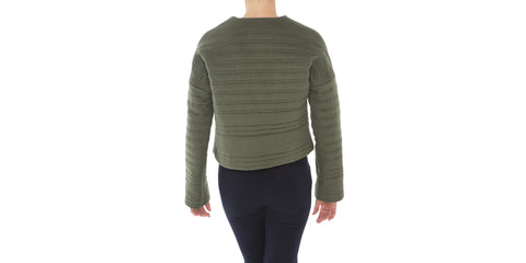 Cropped Quilted Coat