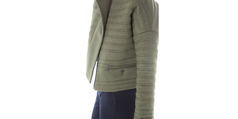 Cropped Quilted Coat